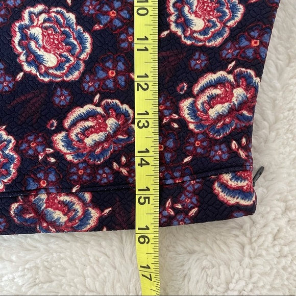 Hollister Purple Floral Print Quilted Cropped Tank Top Small Women’s - Picture 8 of 11